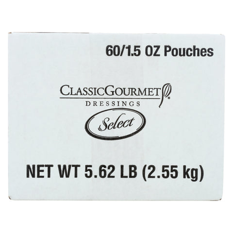Classic Gourmet Fat Free Honey Mustard Dressing, 1.5 Ounce Pouch -- 60 per case.