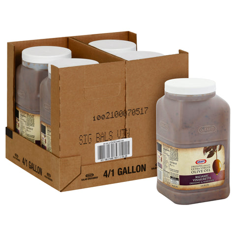 Kraft Dressing Signature Balsamic Vinaigrette, 1 Gallon -- 4 Case