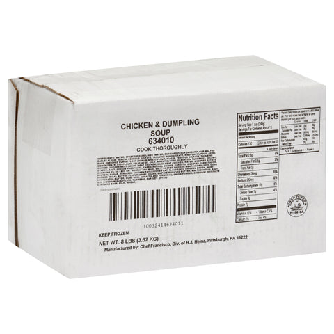 Chef Francisco® SOUP CHICKEN & DUMPLING 634060/78003956