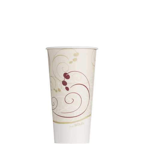 Cup Paper Cold Double Sided Poly 24 Oz