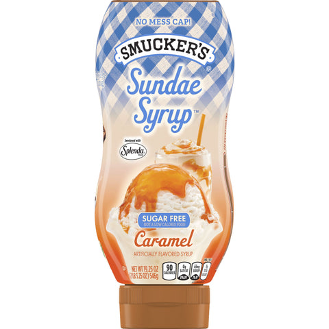 Topping Caramel Sauce Liquid Sugar-free Shelf Stable Tff