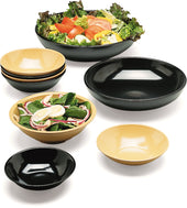 Carlisle BOWL SALAD MELAMINE BLACK 8 OZ