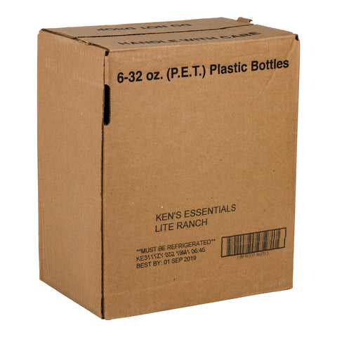 Ken's Foods DRESSING RANCH LITE ESSENTIALS REFRIGERATED