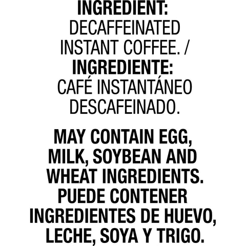 Folgers Decaffeinated Instant Coffee, 0.42 Ounce -- 12 per case.