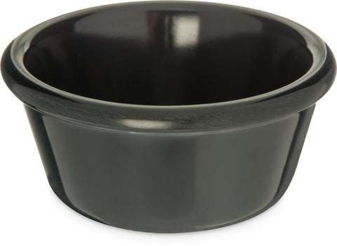 Carlisle RAMEKIN SMOOTH MELAMINE BLACK 6 OZ