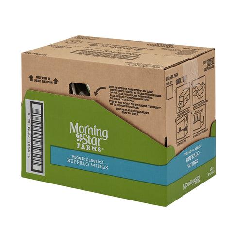 Morningstar Farms Veggie Buffalo Wings, 10.5 Ounce -- 6 per case.