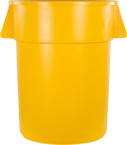 Carlisle CONTAINER WASTE BRONCO™ ROUND YELLOW 55 GAL