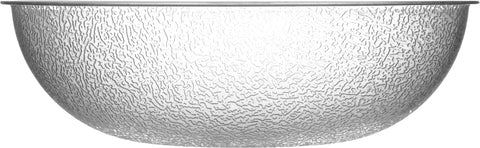 Carlisle BOWL ROUND PEBBLED POLYCARBONATE CLEAR 5.5 QT