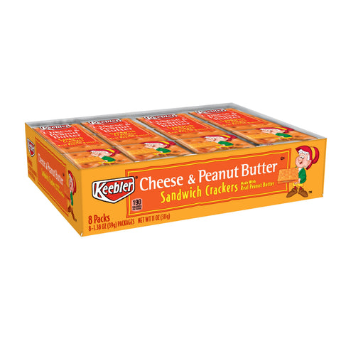 Keebler® CRACKER CHEESE & PEANUT BUTTER SANDWICH