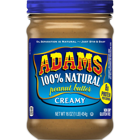 Adams PEANUT BUTTER CREAMY NATURAL