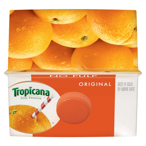 Tropicana Pure Premium Juicy Rewards No Pulp Original Orange Juice, 59 Fluid Ounce -- 8 per case.