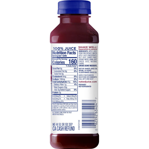 Naked Juice DRINK NAKED JUICE BEET PLASTIC BOTTLE