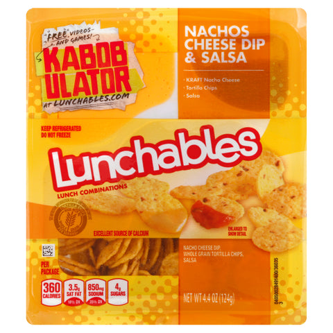 Lunchables Nachos Cheese Dip And Salsa