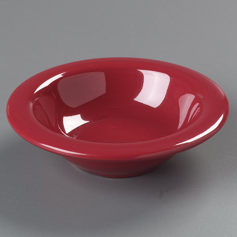 Carlisle BOWL FRUIT RIMMED DURUS® MELAMINE ROMA RED 4.5 OZ