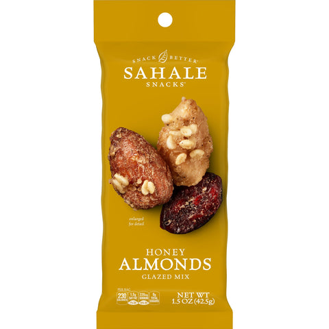 Sahale Snacks Honey Almond Glazed Mix, 1.5 Ounce -- 108 per case.