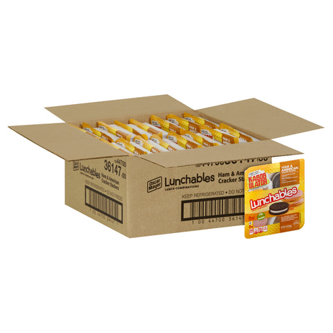 Lunchables LUNCHABLES HAM & AMERICAN CHEESE