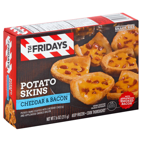 TGI Friday's APPETIZER POTATO SKINS CHEDDAR & BACON