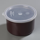 Carlisle CROCK POLY-TUF™ W/ LID BROWN 1.5 QT