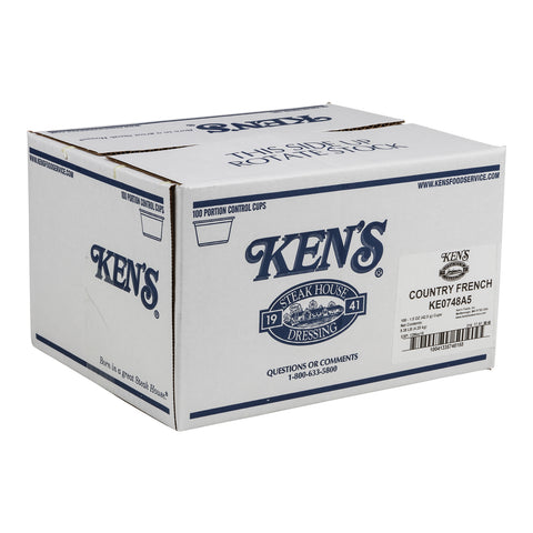 Ken's Foods DRESSING FRENCH COUNTRY W/OR BLOSSOM ALL NATURAL SINGLE SERVE CUP REFRIGERATED