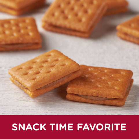Cracker Sandwich Peanut Butter On Cheese