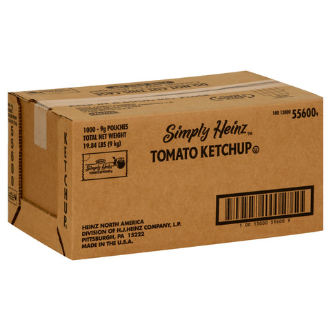 Simply Heinz Ketchup, 9 Gram -- 1000 per case.