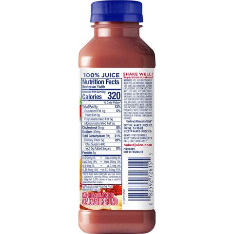 Naked Juice DRINK RED MACHINE REFRIGERATED PLASTIC BOTTLE