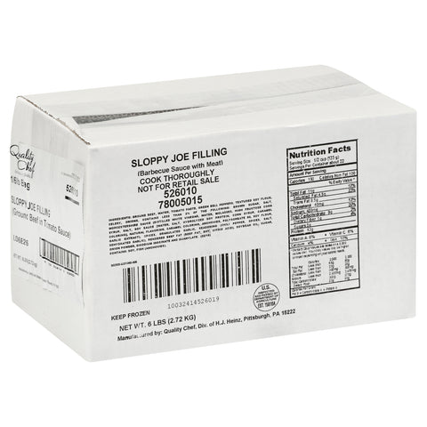 Quality Chef® SLOPPY JOE FILLING BAG