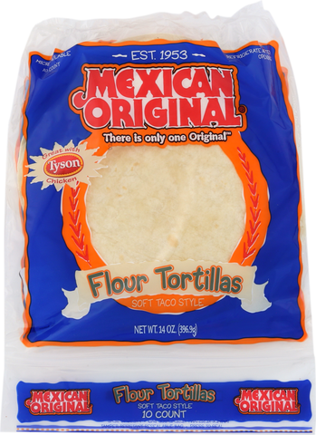 Mexican Original® TORTILLA FLOUR PRESSED WHITE 8