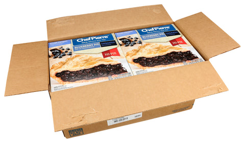 Sara Lee Chef Pierre Unbaked Blueberry Pie, 10 inch -- 6 per case.