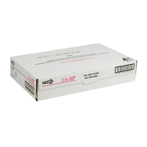 National Checking Company Carbonless Sales Book - 2 Part White, 12 Line, 3.50 x 5.63 inch -- 100 per case.