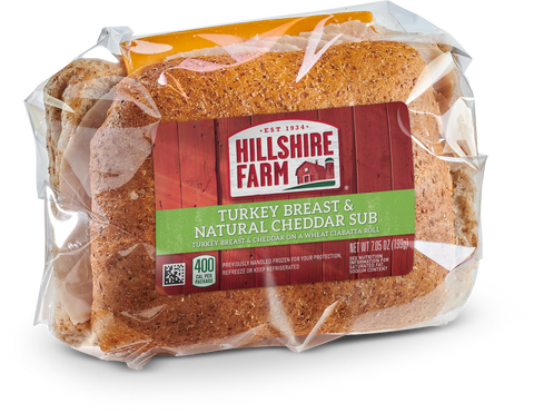 Hillshire Farm® SANDWICH SUB TURKEY BREAST AND NATURAL CHEDDAR
