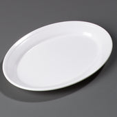Carlisle PLATTER TRAY OVAL DALLAS WARE® MELAMINE WHITE 12X8.5