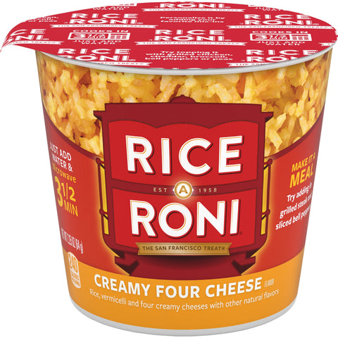 Rice A Roni ENTREE RICE-A-RONI INSTANT CUP FOUR CHEESE