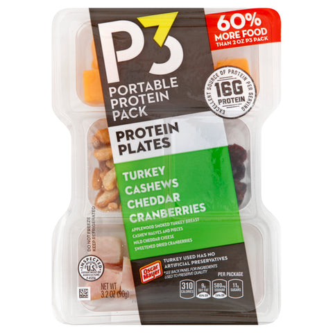 Oscar Mayer SNACK P3 TURKEY/CHEDDAR/CASHEW/CHOCOLATE CRANBERRY