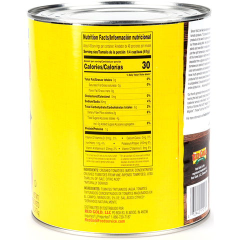 Red Gold TOMATO CRUSHED CONCENTRATED