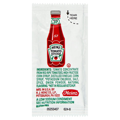 Ketchup Low Sodium Single Serve Packet 565000/78004314