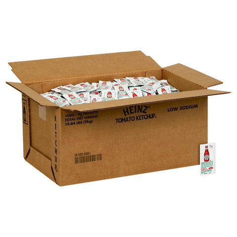 Heinz® KETCHUP LOW SODIUM SINGLE SERVE PACKET 565000/78004314