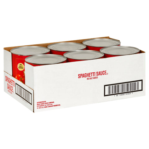 Heinz No Salt Spaghetti Sauce, 104 Ounce -- 6 per case.