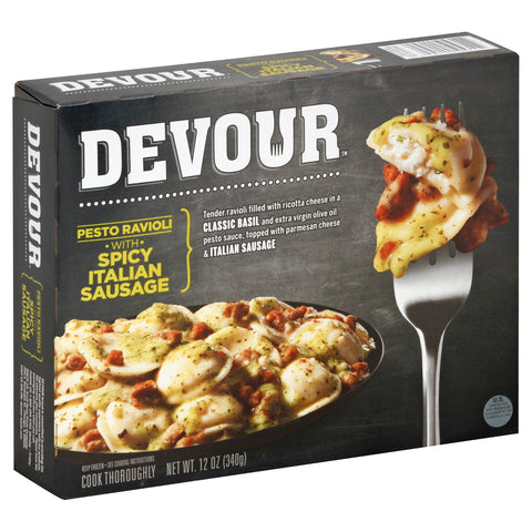 Devour RAVIOLI PESTO W/ ITALIAN SAUSAGE 76006637