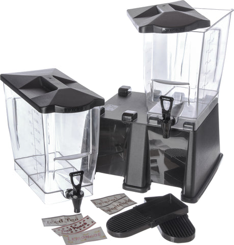 Carlisle DISPENSER TRIMLINE™ PREMIUM DOUBLE BASE BLACK 2/3.5 GAL