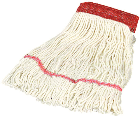Flo-Pac® MOP LARGE LOOPED-END MOP W/ RED BAND