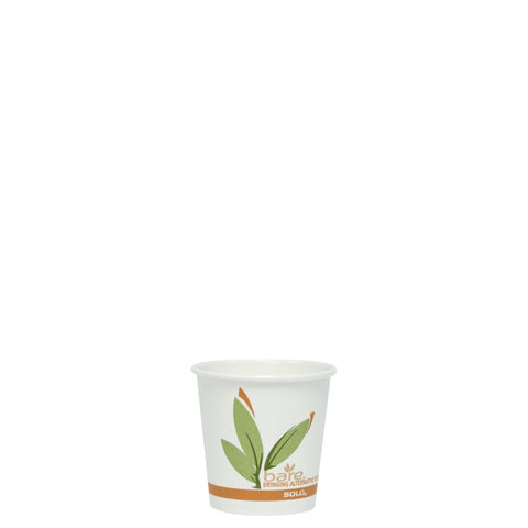 Bare® by Solo® CUP PAPER HOT SINGLE POLY 4 OZ