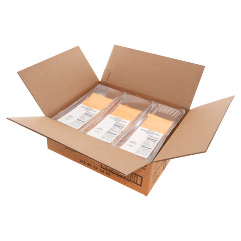 Schreiber CHEESE CHEDDAR MEDIUM TRAY PACK SLICED .75 OZ