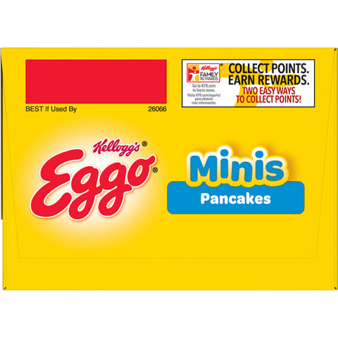 Kelloggs Eggo Mini Buttermilk Pancakes, 40 per pack -- 8 packs per case