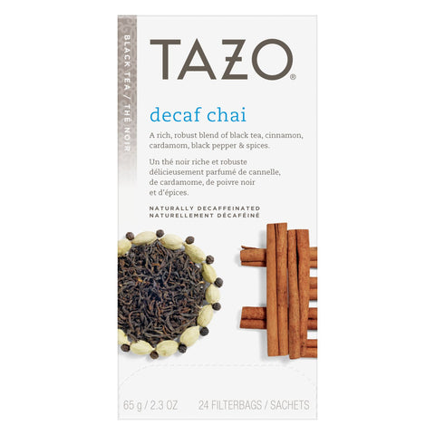 Tazo TEA, DECAF CHAI HOT IN FILTERBAGS W/DISPENSER