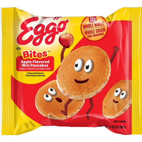 Eggo® PANCAKE MINI APPLE FLAVORED WHOLE GRAIN IW