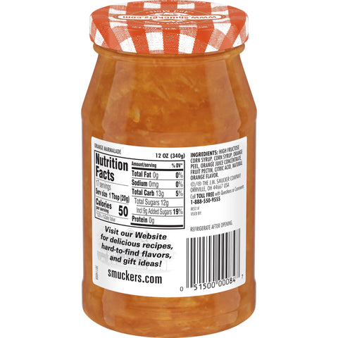 Smucker's® PRESERVES MARMALADE ORANGE