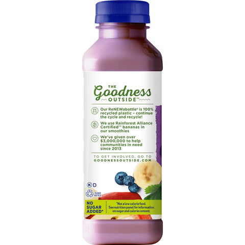Naked Juice DRINK NAKED JUICE DOUBLE BERRY PROTEIN PLASTIC BOTTLE