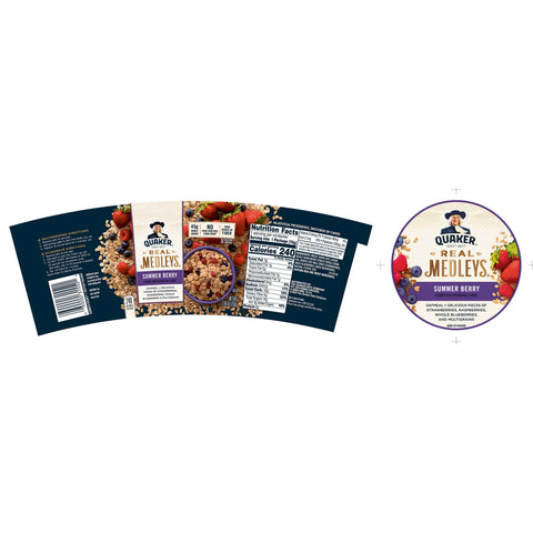 Real Medleys QUAKER REAL MEDLEY SUMMER BERRY 12/2.46Z