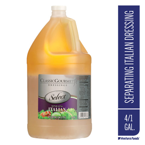 Ventura Foods Classic Gourmet Select Separating Italian Salad Dressing, 4 Gallon.